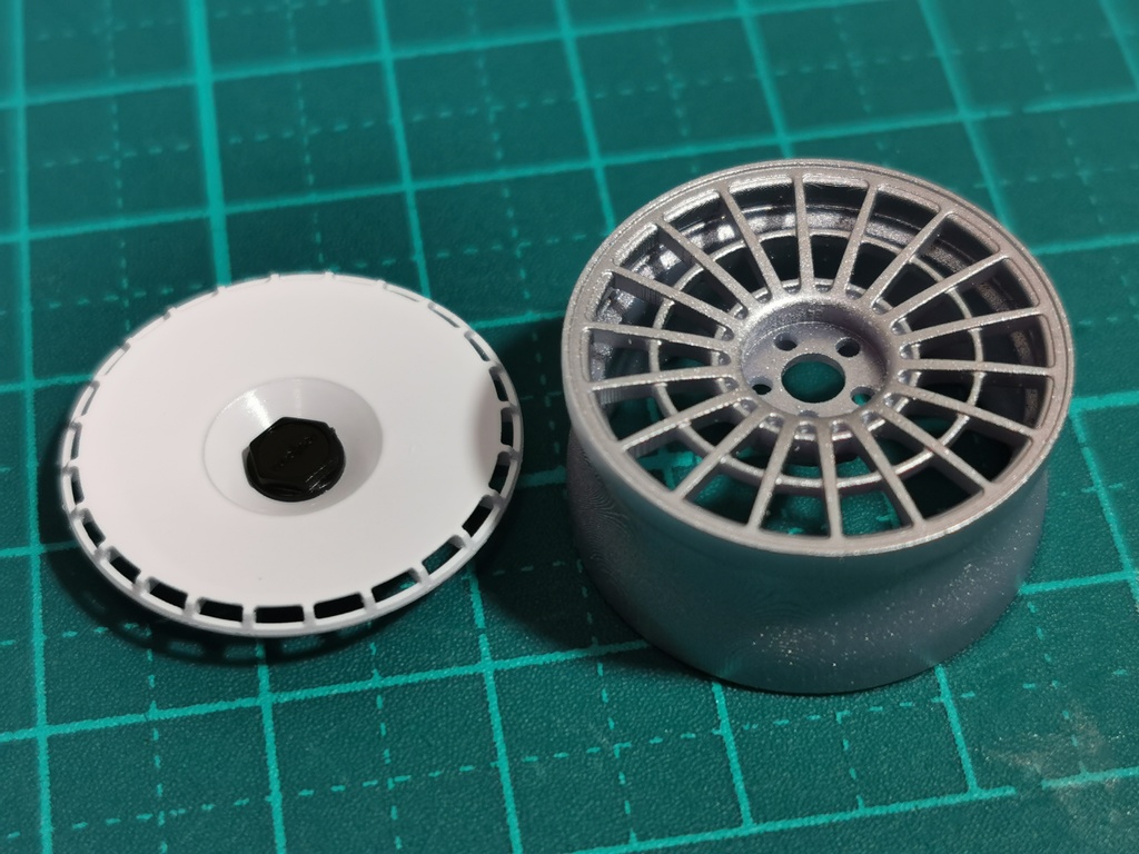 1/24 自作ホイール 19インチ RF-LASR19