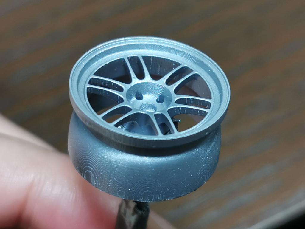 1/24 自作ホイール 18インチ EK-RPF118