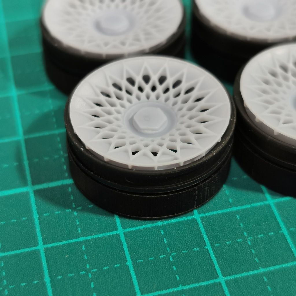 1/24 自作ホイール 19インチ RF-LHRF19