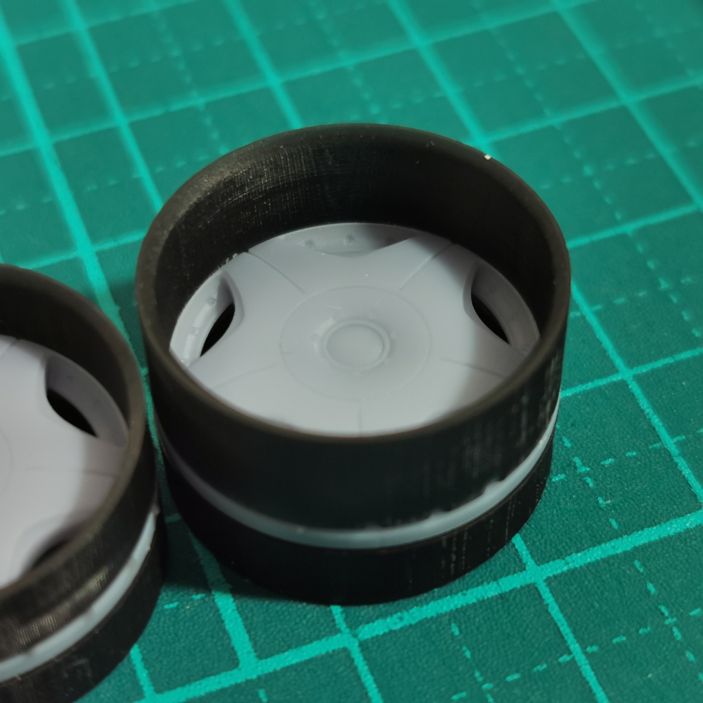 1/24 自作ホイール 18インチ W-ELVD18R