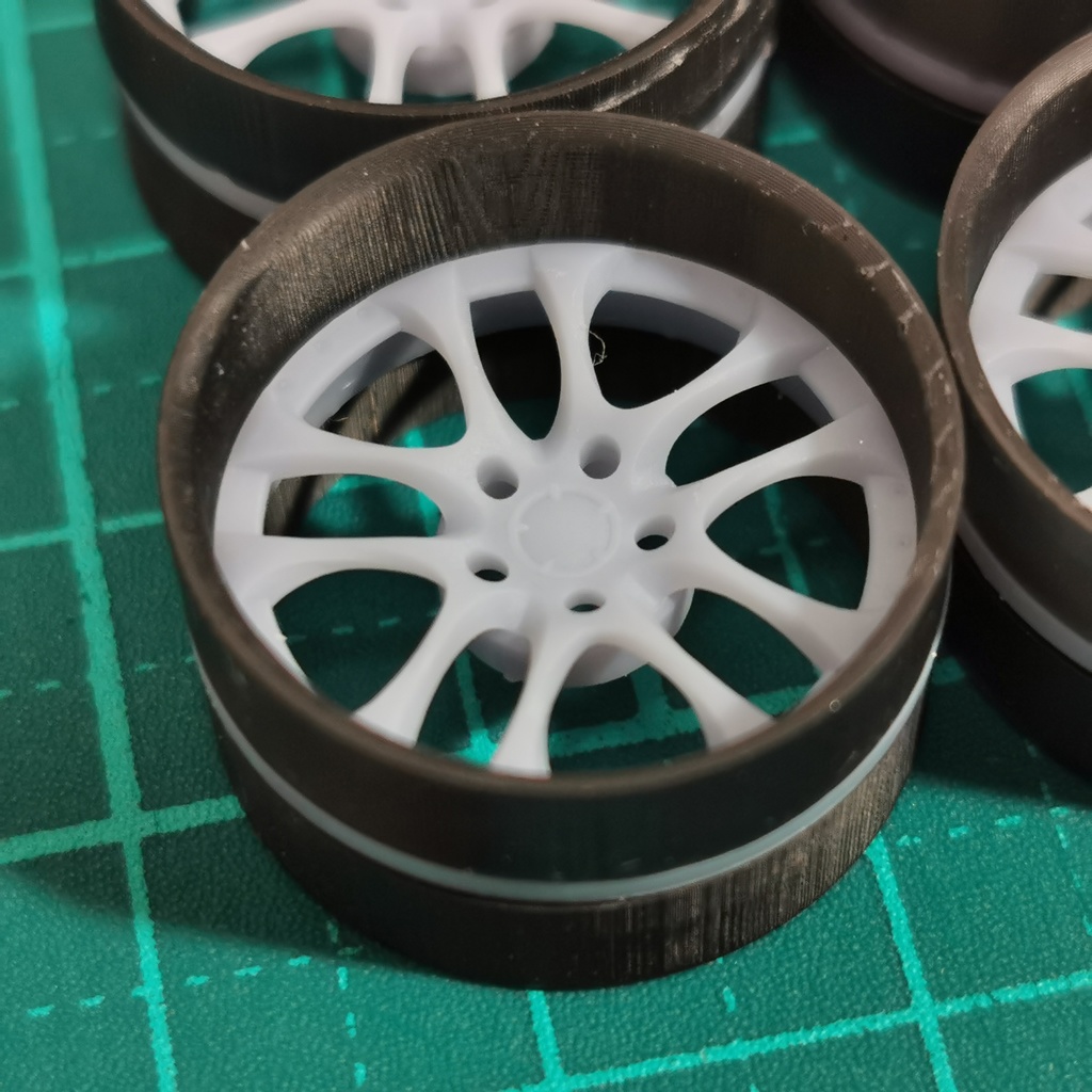 1/24 自作ホイール 18インチ SS-AGM18R