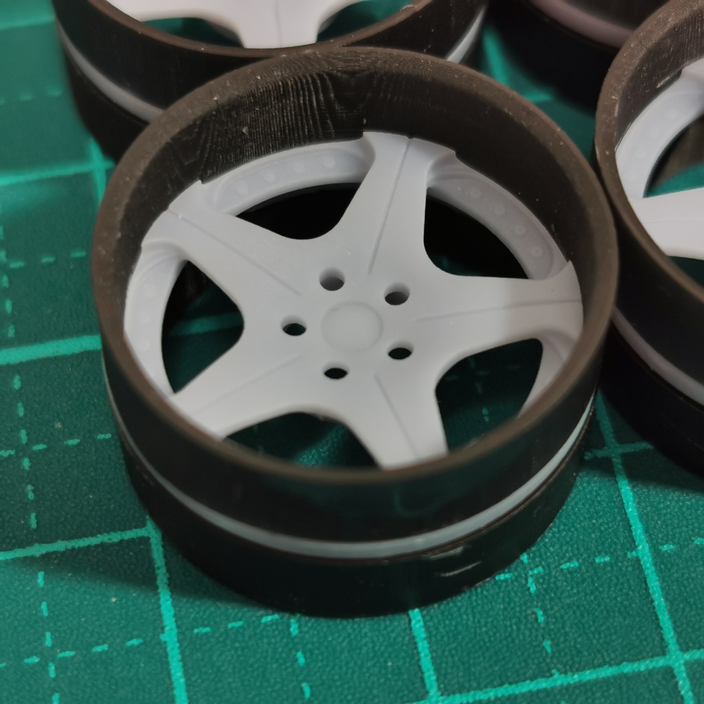 1/24 自作ホイール 18インチ SST-LHOD18R