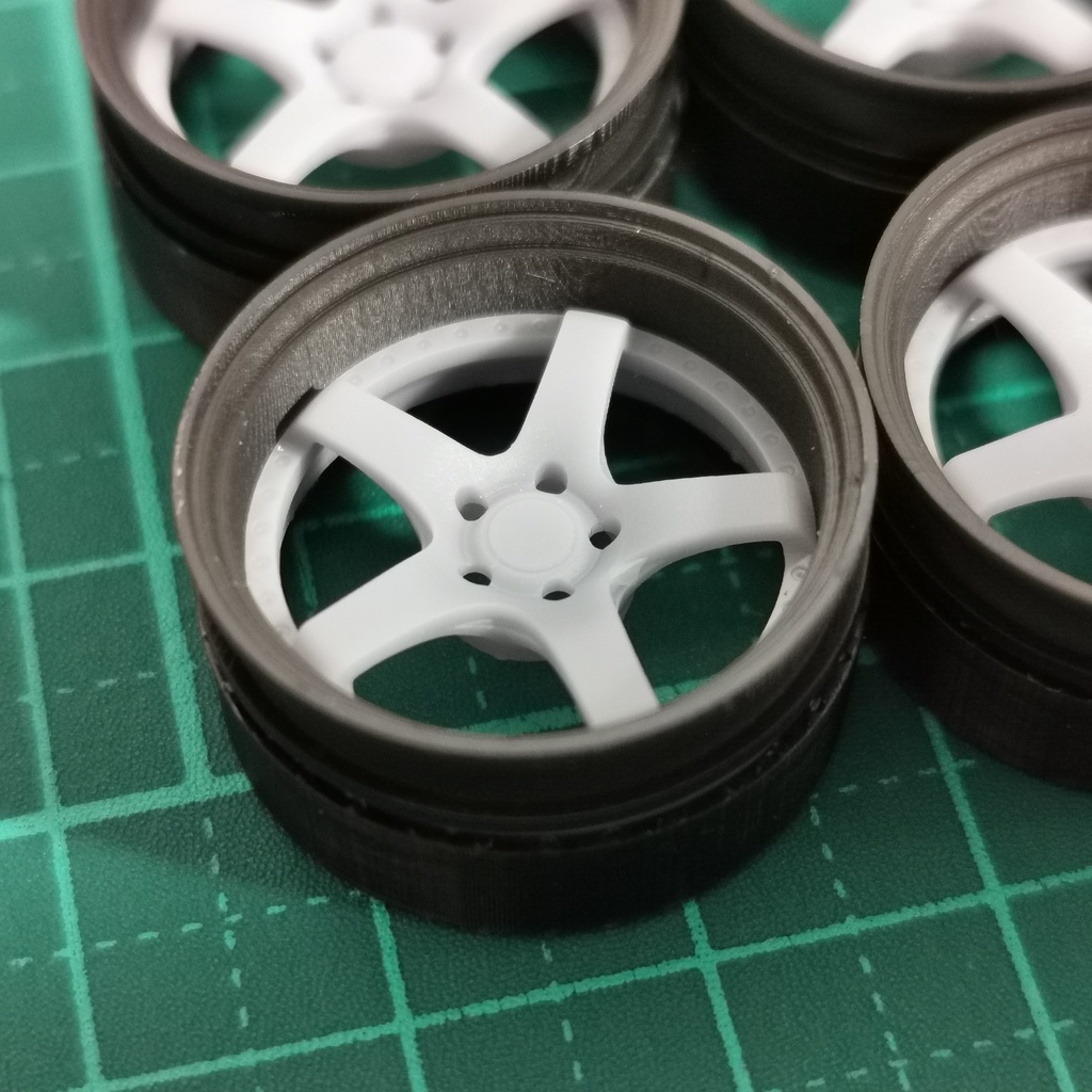 1/24 自作ホイール 19インチ SS-PSP419S