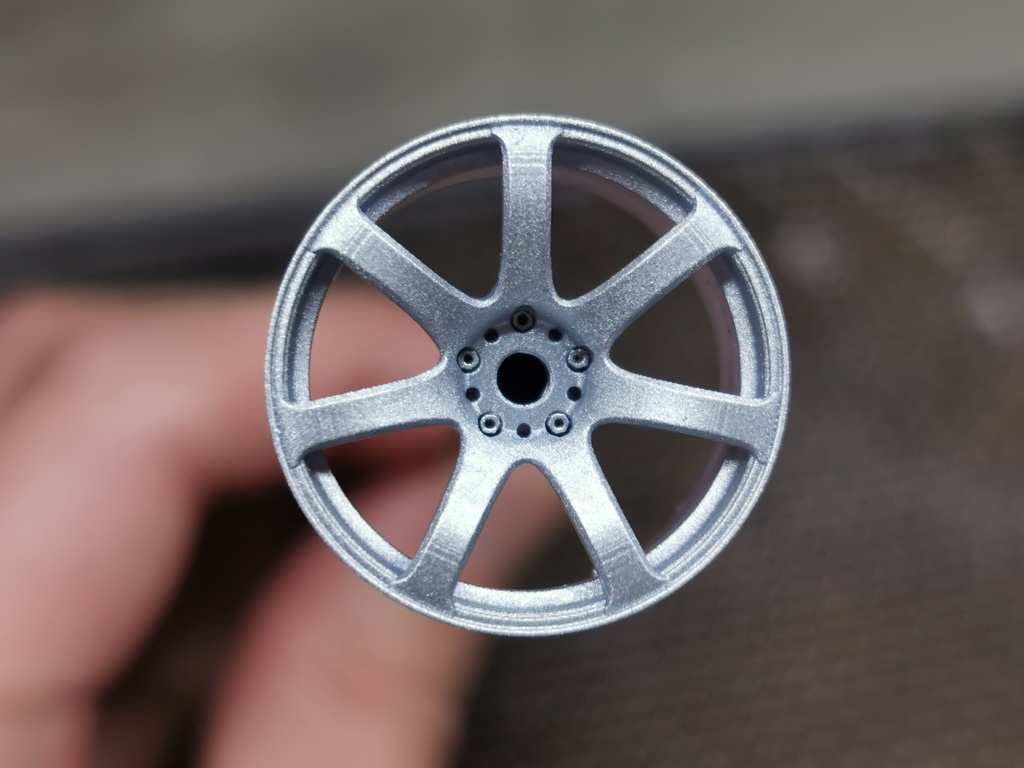 1/24 自作ホイール 18インチ W-EXT718