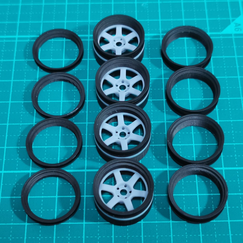 1/24 自作ホイール 18インチ R-37VSL18