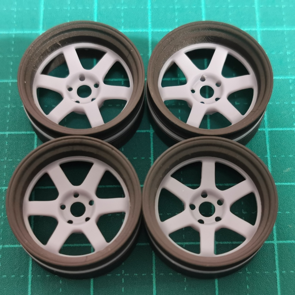 1/24 自作ホイール 18インチ R-37VSL18