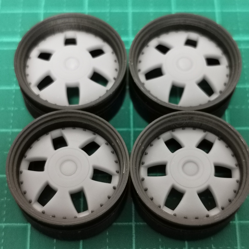 1/24 自作ホイール 19インチ O-MAEE119S