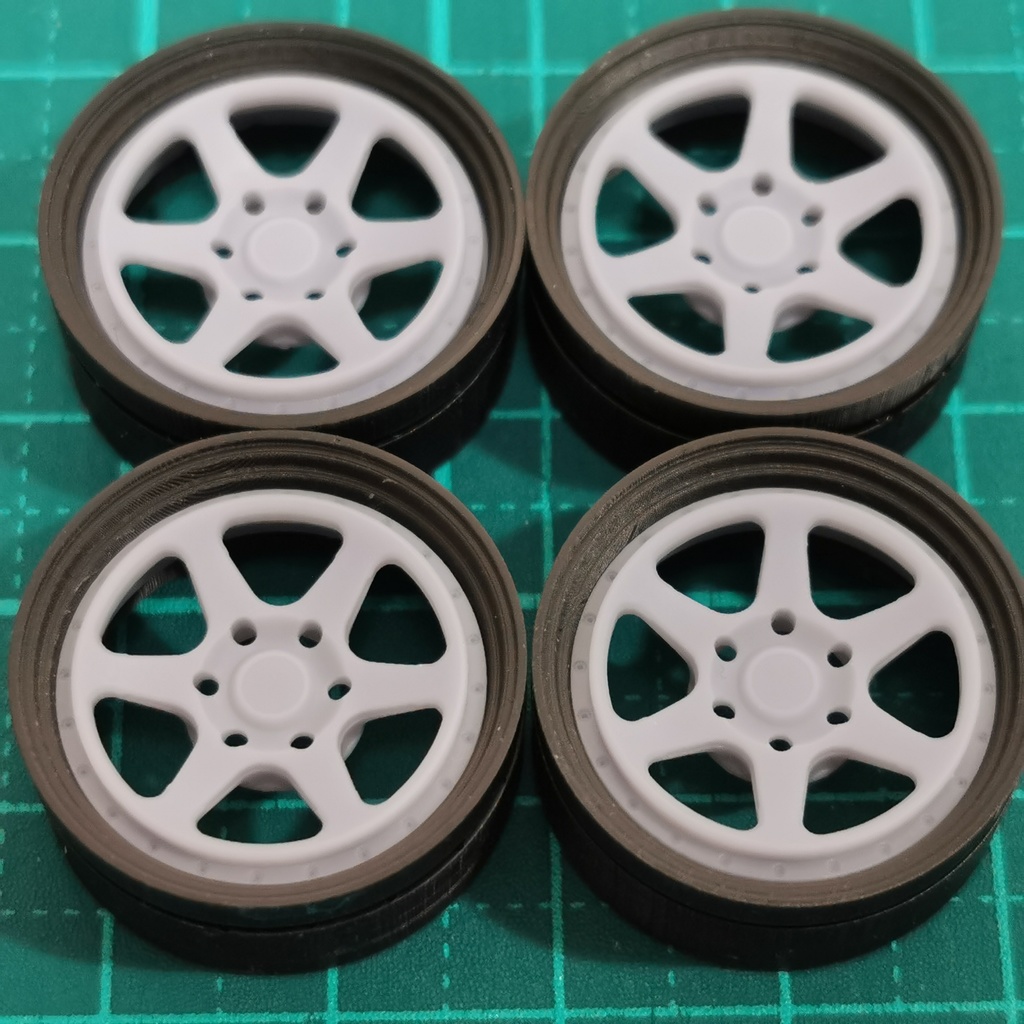 🔥1/24 自作ホイール 19インチ ES-EL19S