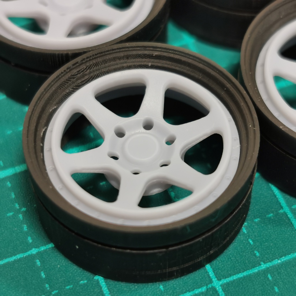 🔥1/24 自作ホイール 19インチ ES-EL19S