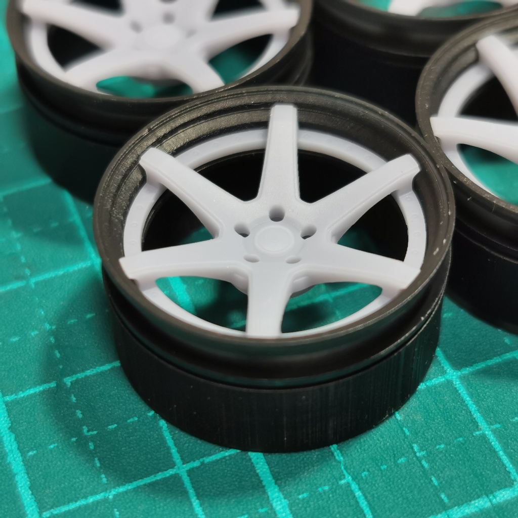 🔥1/24 自作ホイール 20インチ W-ZST120S-O