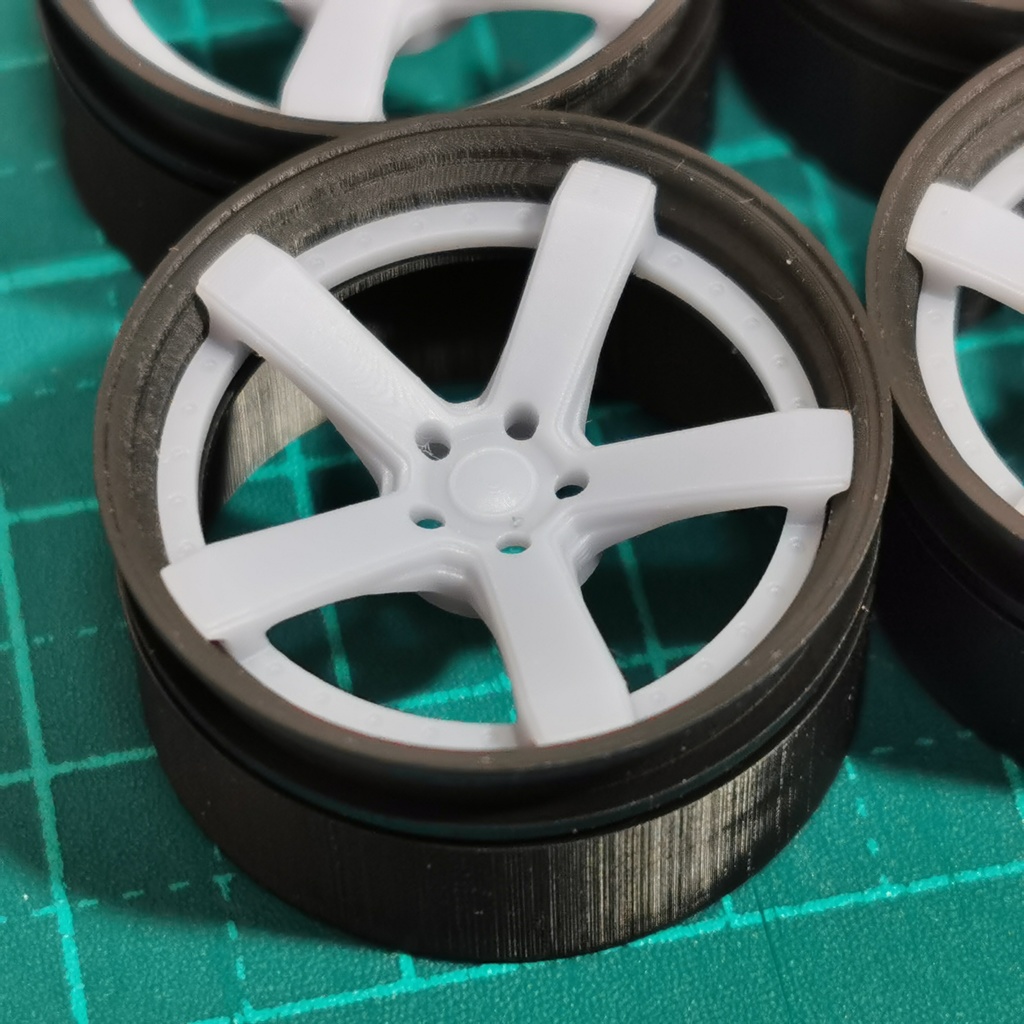 1/24 自作ホイール 20インチ W-ZST220S-O