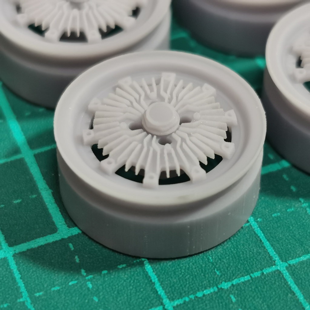 1/24 自作ホイール 15インチ MGN-CF4815