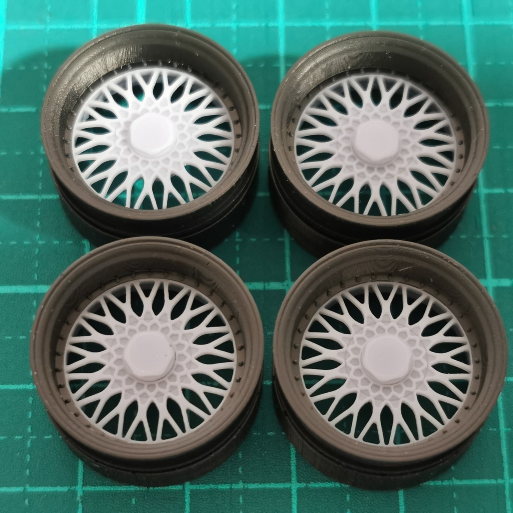 1/24 自作ホイール 18インチ B-SRS18S-U34