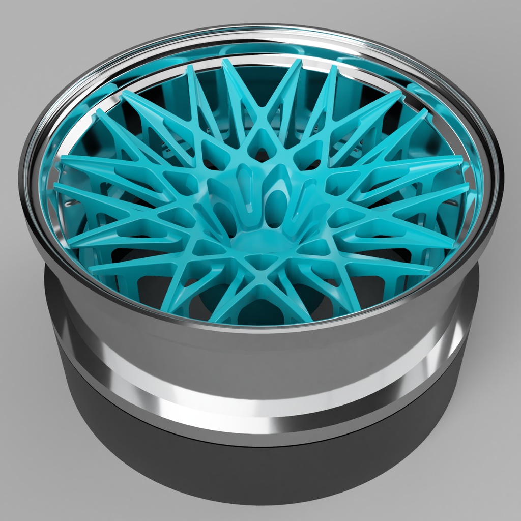 1/24 自作ホイール 19インチ RF-QLB19