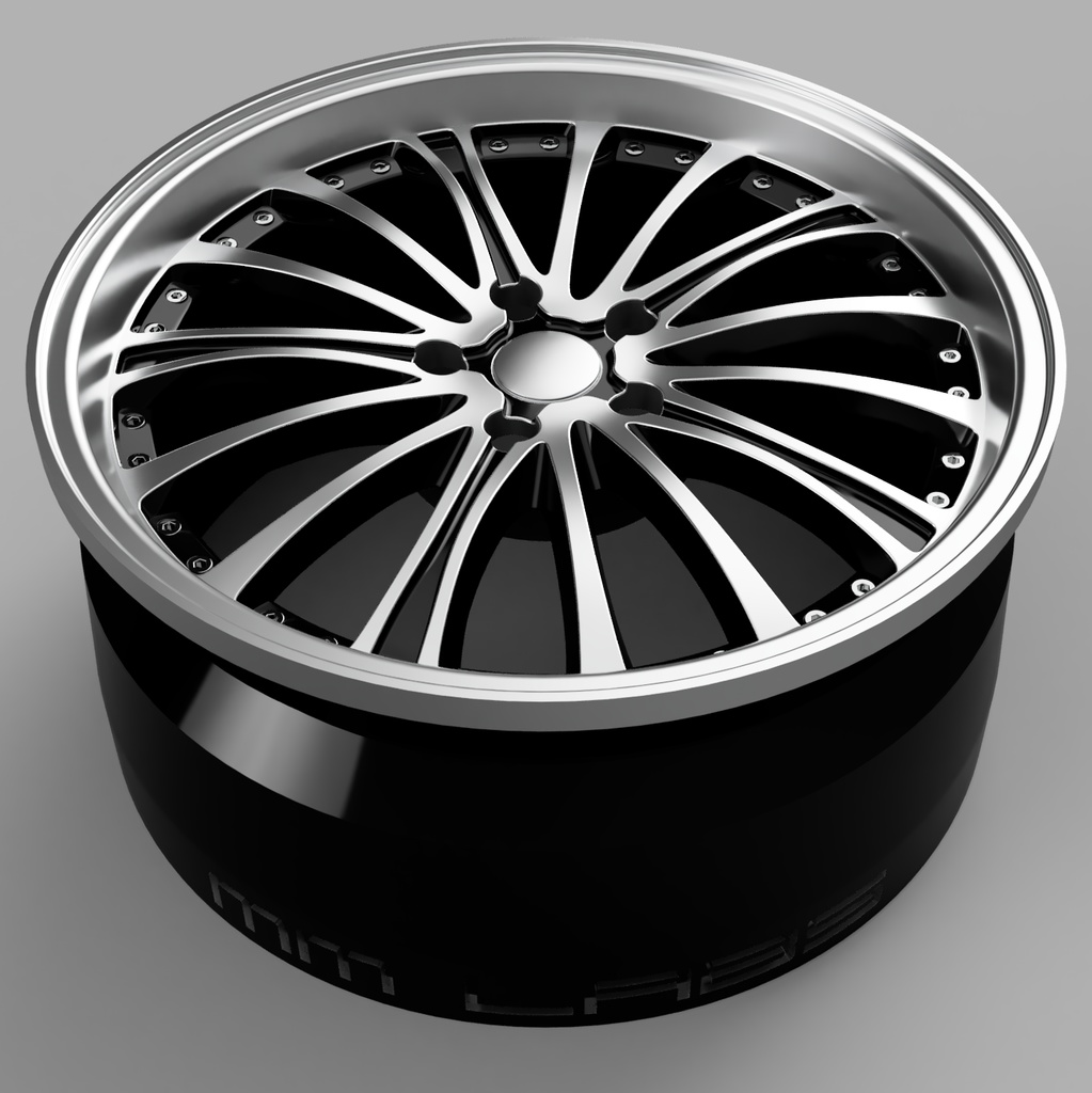 🔥1/24 自作ホイール 19インチ LOX-BYAV19