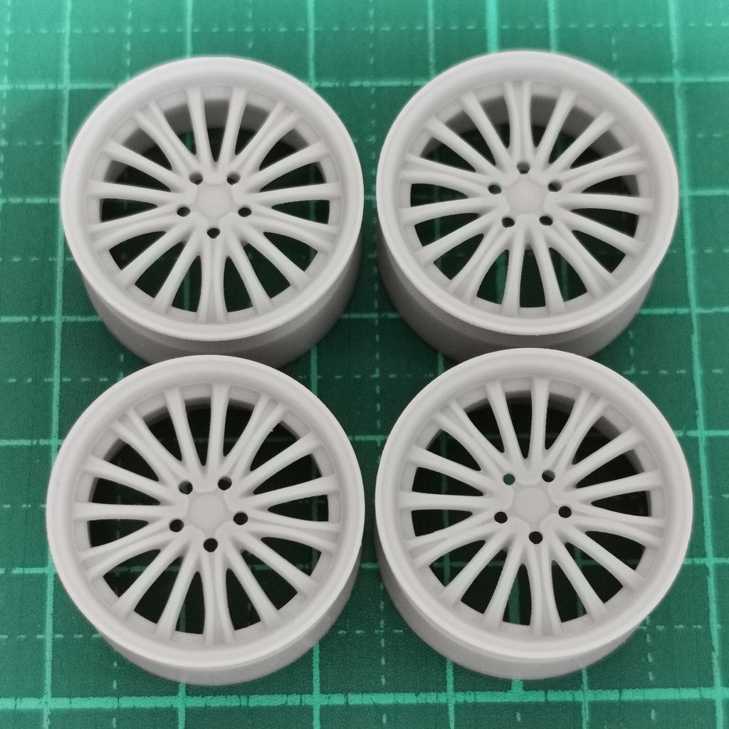 🔥1/24 自作ホイール 19インチ LOX-BYAV19