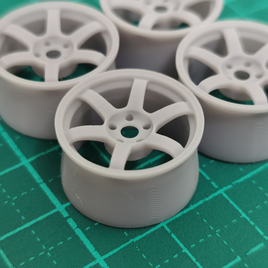 1/24 自作ホイール 17インチ R-37SAGA17