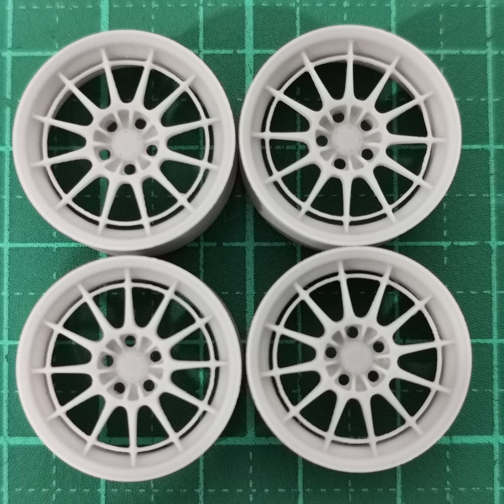 🔥1/24 自作ホイール 18インチ EK-NT03M18