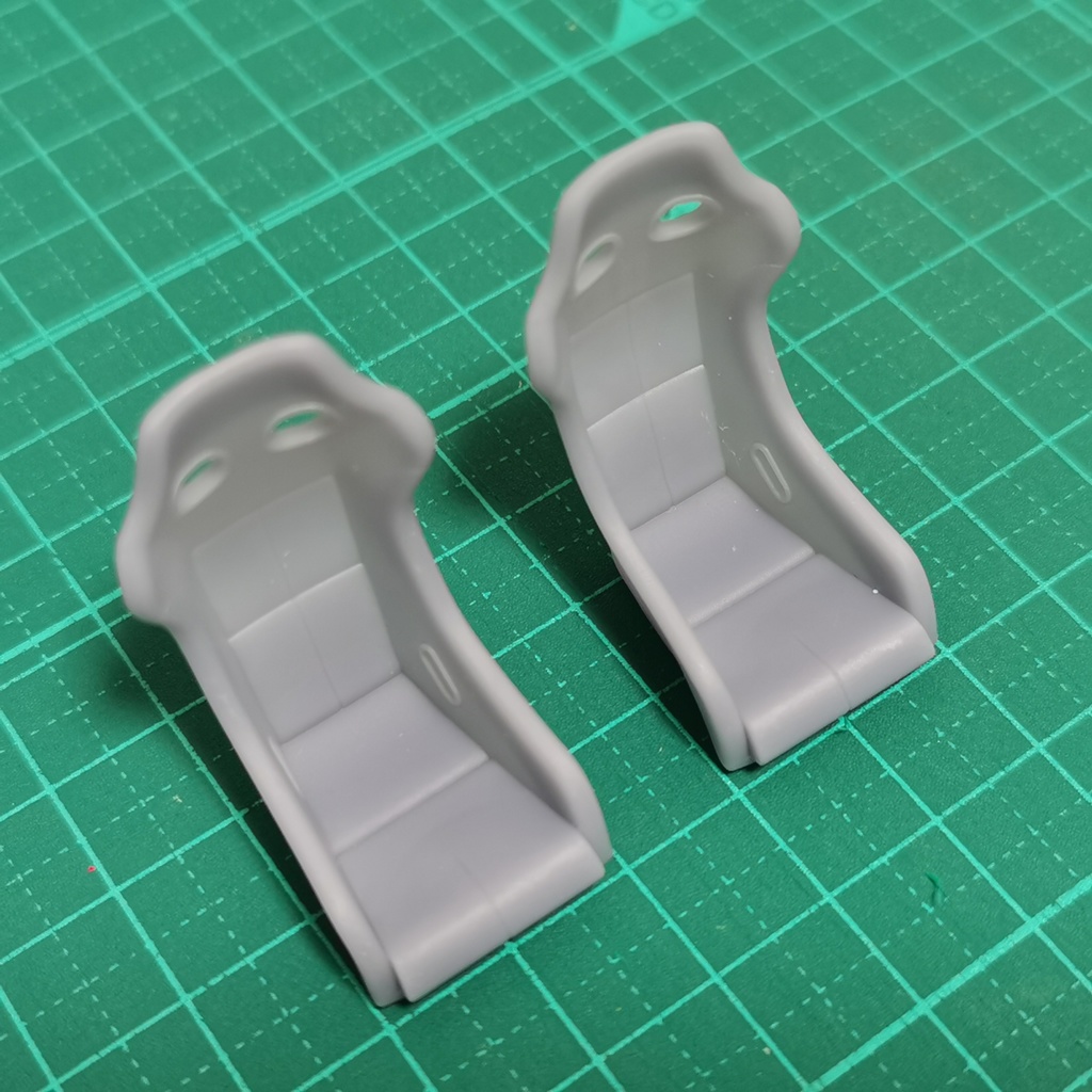 1/24 自作バケットシート ZETA4 タイプ