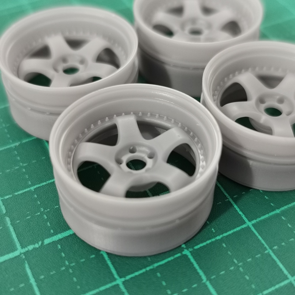 1/24 自作ホイール 19インチ W-MS13P19S-U45