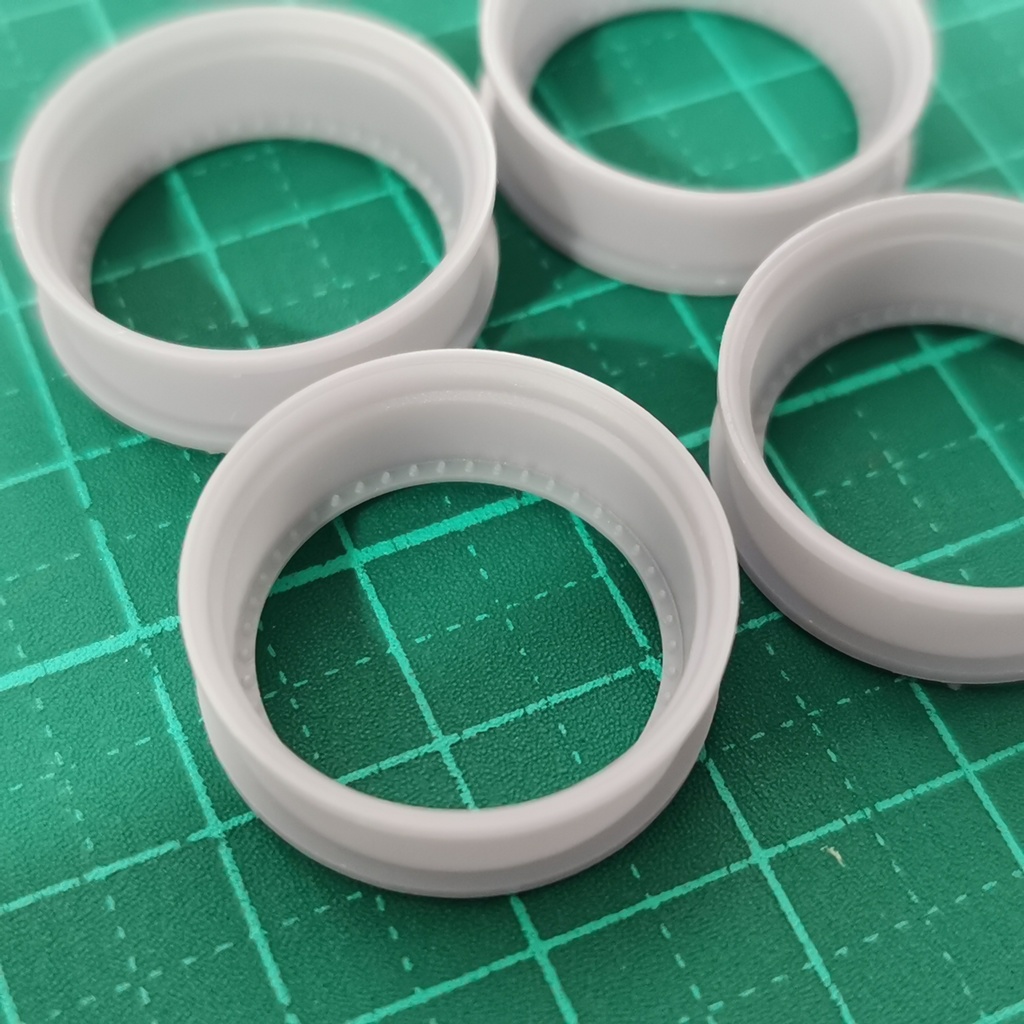 1/24 自作ホイール用アウターリム(19インチステップ・U45)