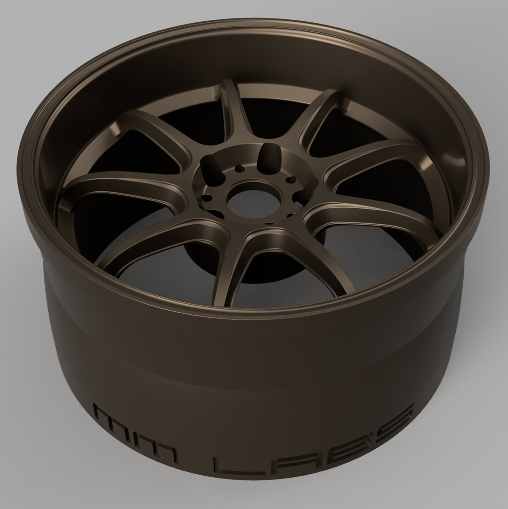 1/24 自作ホイール 18インチ W-ED9R18