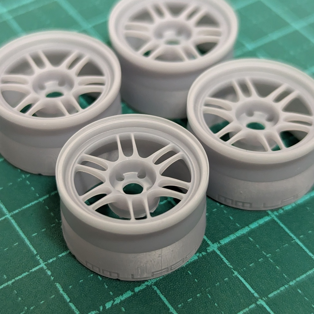 1/24 自作ホイール 17インチ EK-RPF117