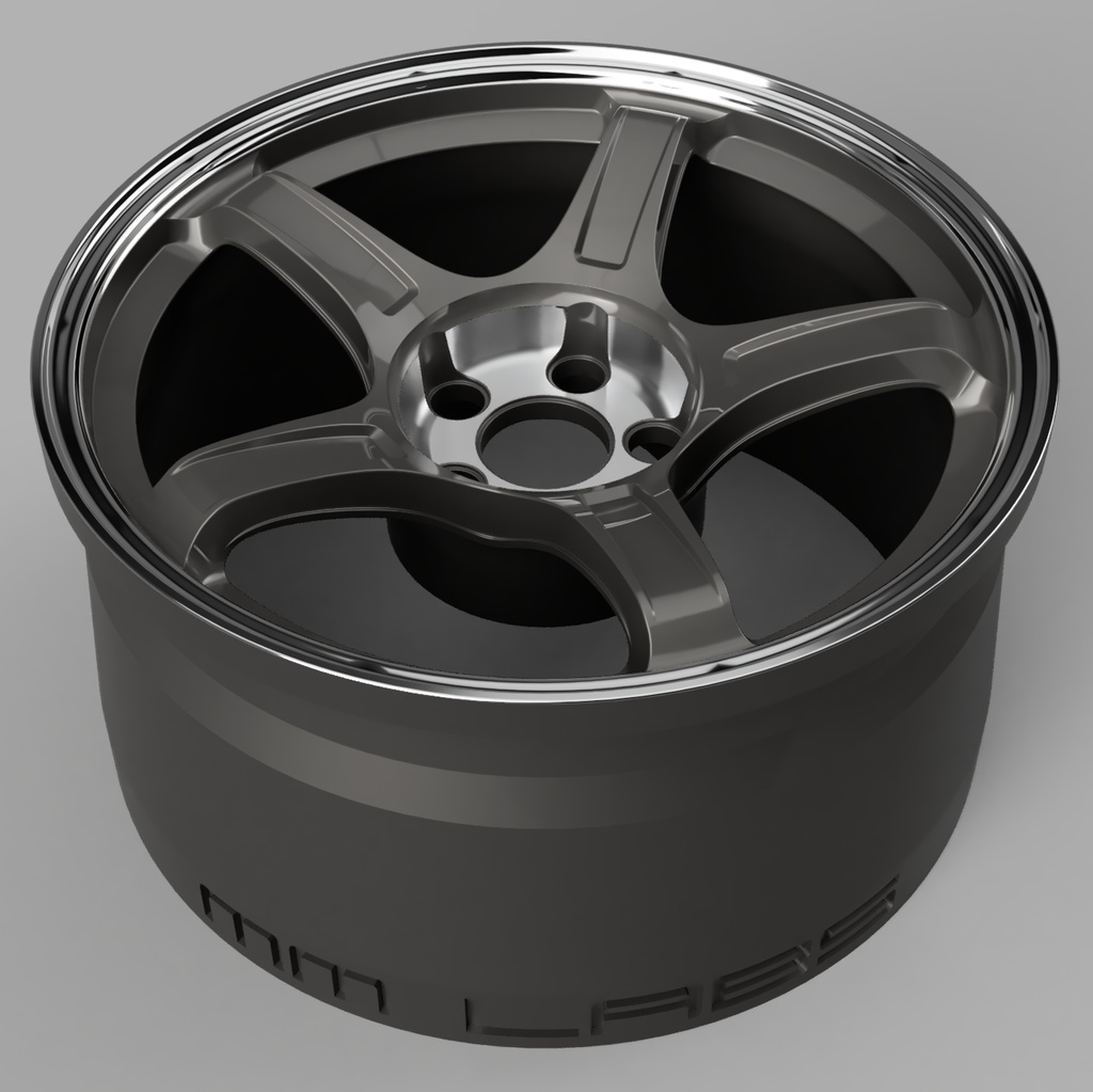 1/24 自作ホイール 18インチ SS-GTX0318