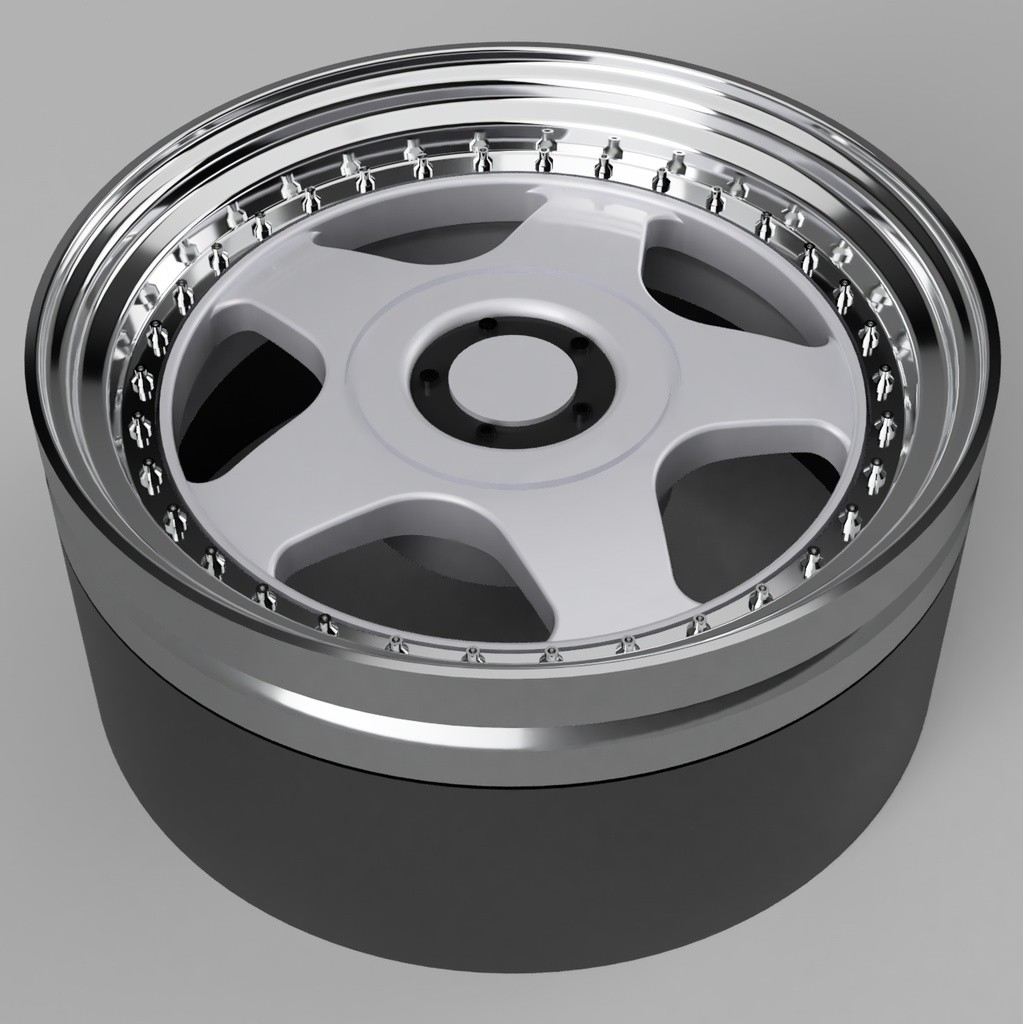 1/24 自作ホイール 17インチ O-FUT17S-U35