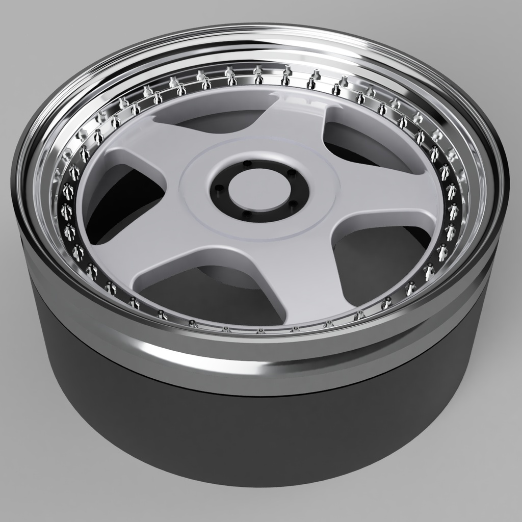 1/24 自作ホイール 18インチ O-FUT18S-U40