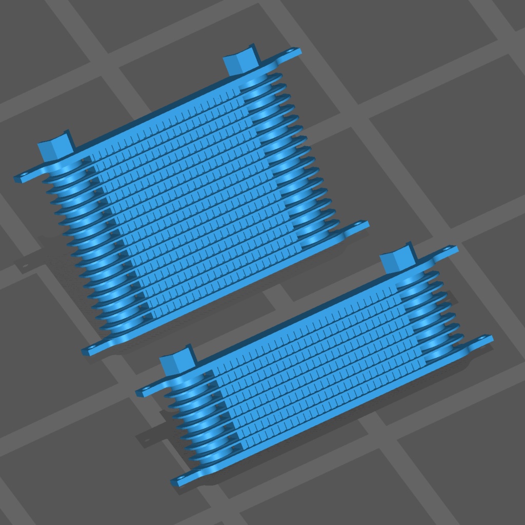 1/24 汎用オイルクーラーセット1