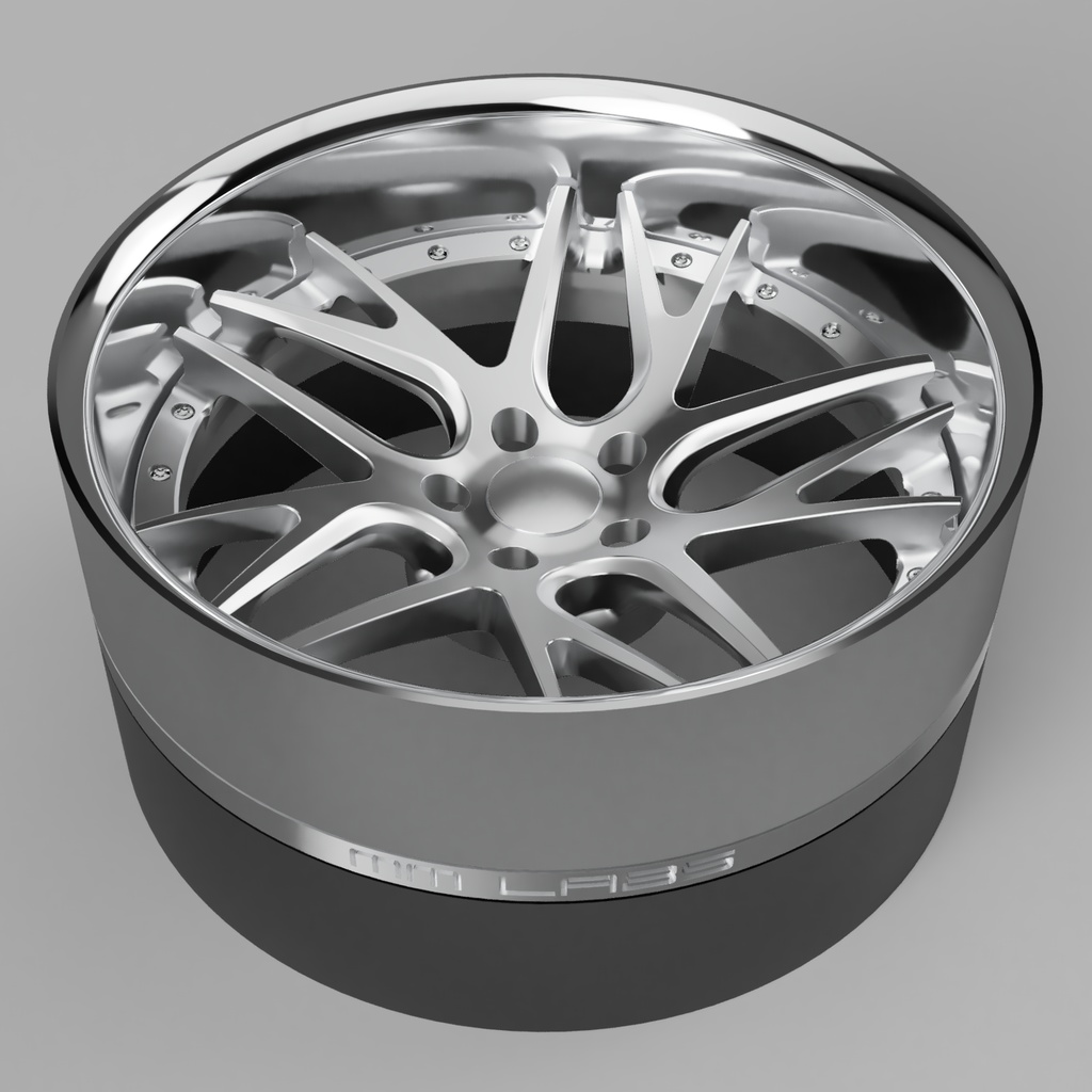 1/24 自作ホイール 19インチ W-GCVX19R