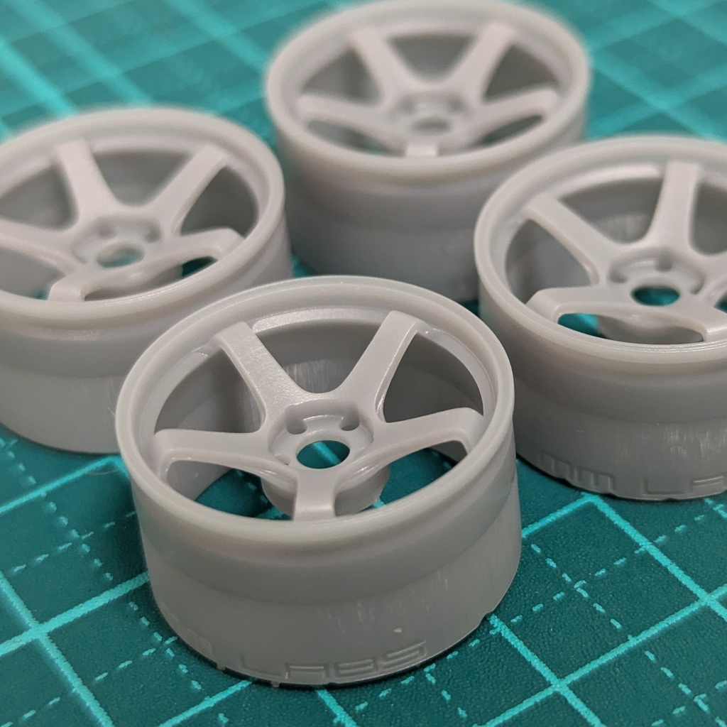 1/24 自作ホイール 18インチ YW-AGTB18