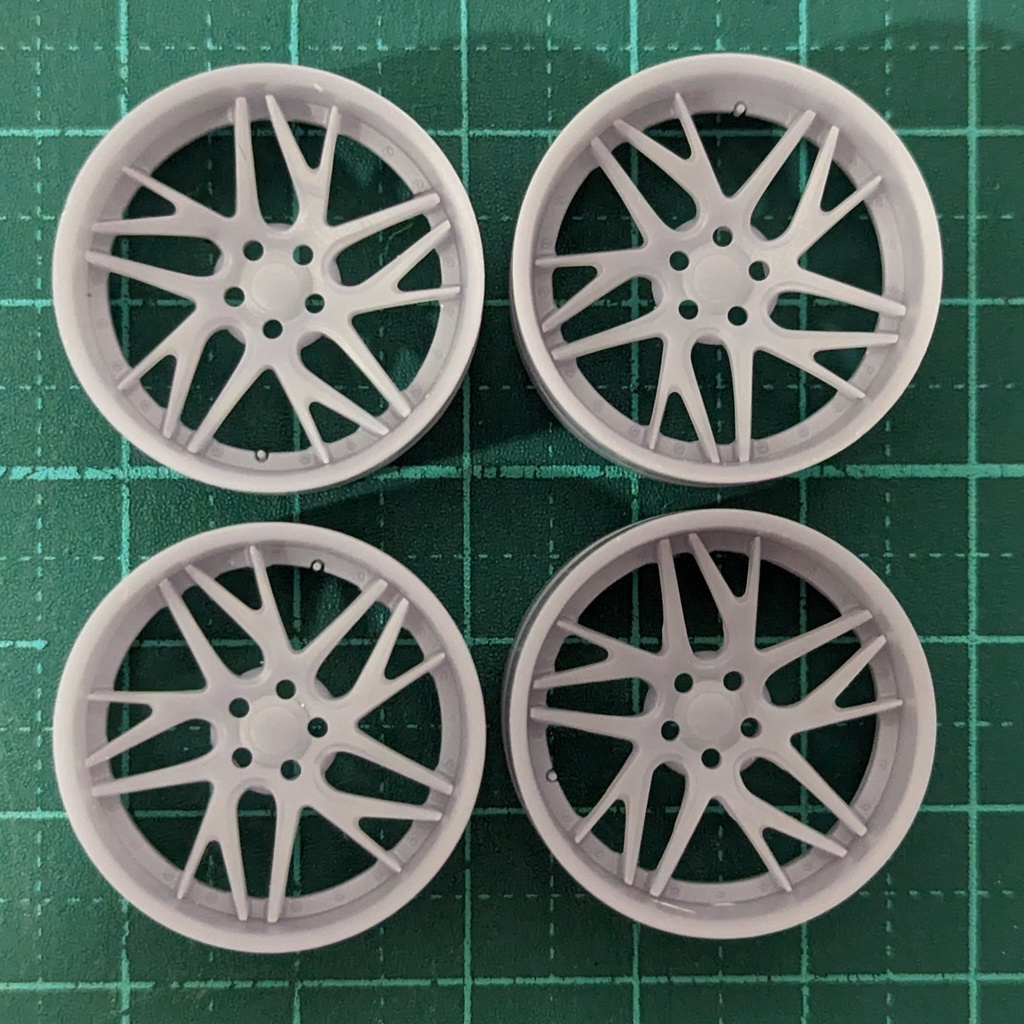 1/24 自作ホイール 20インチ W-GCVX20R