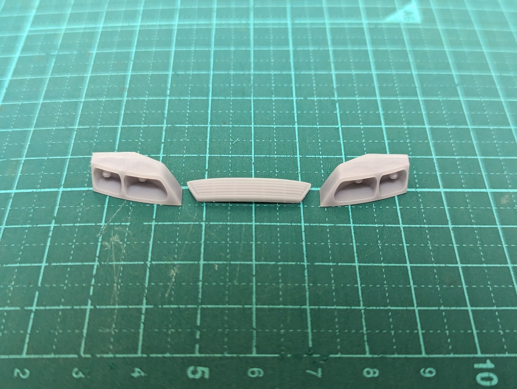 1/24 JZX100 MARKⅡ ヘッドライト&グリルセット for A