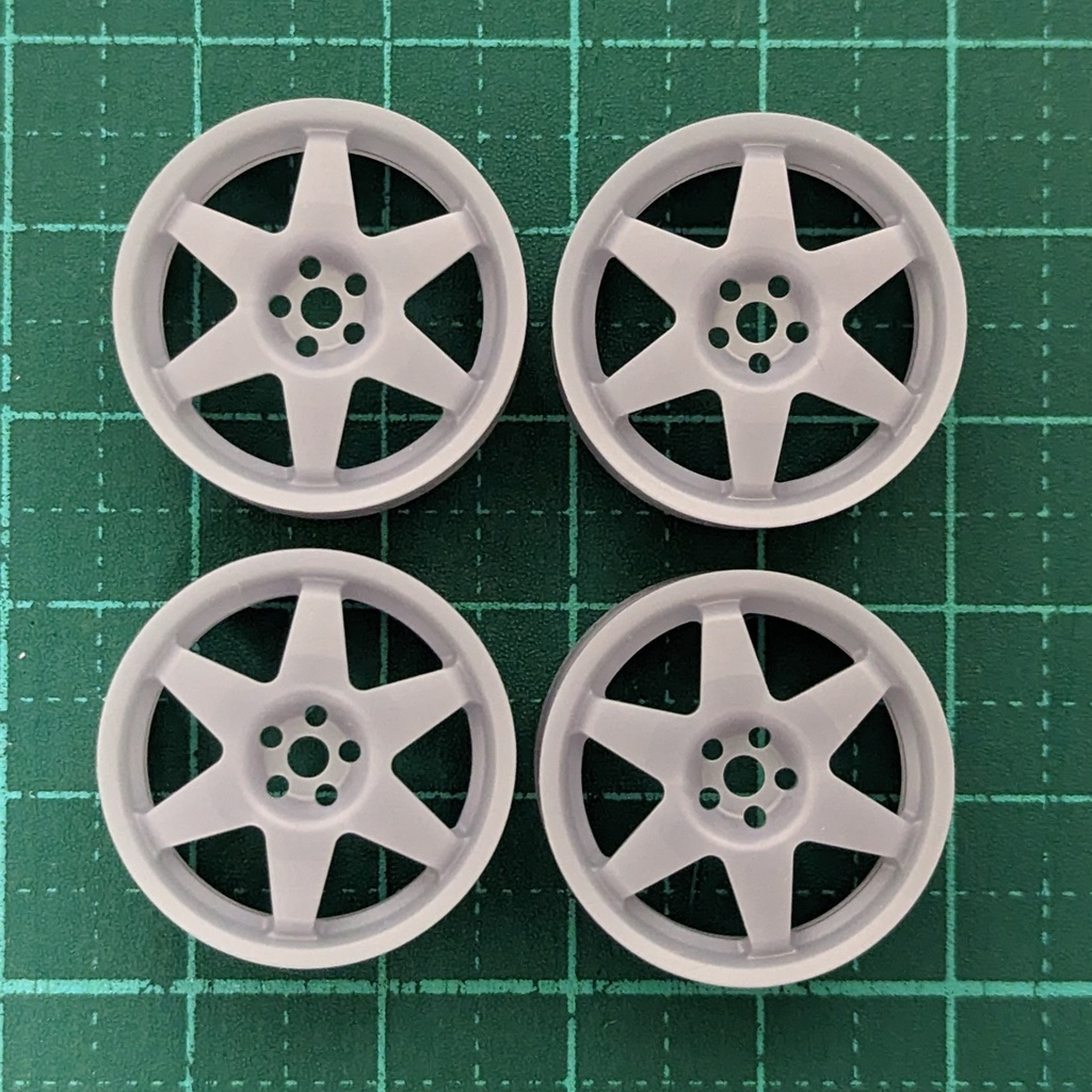 🔥1/24 自作ホイール 18インチ SL-85618