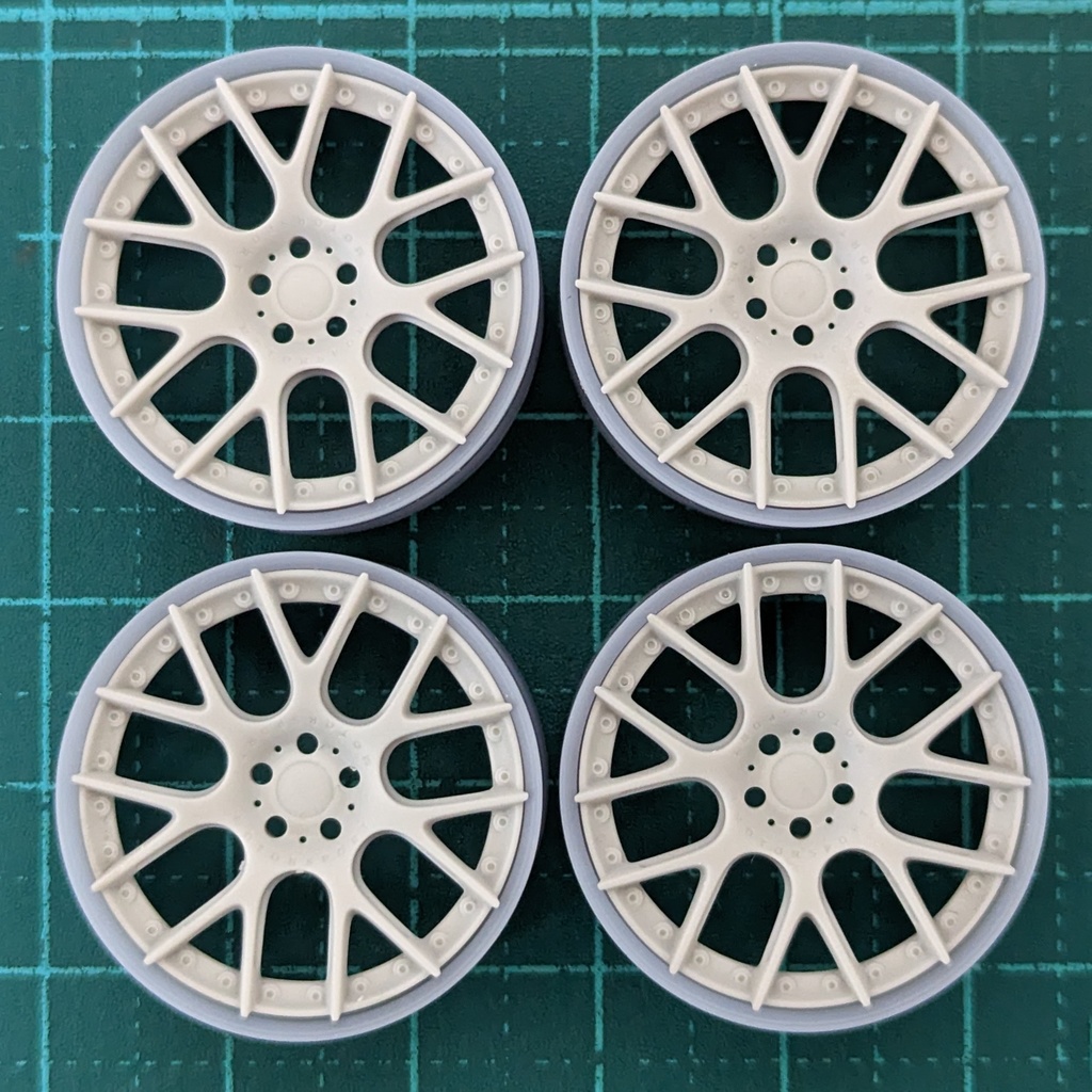 1/24 自作ホイール 21インチ B-CHR221