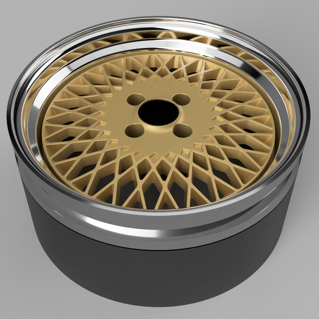 1/24 自作ホイール 16インチ EK-9216S
