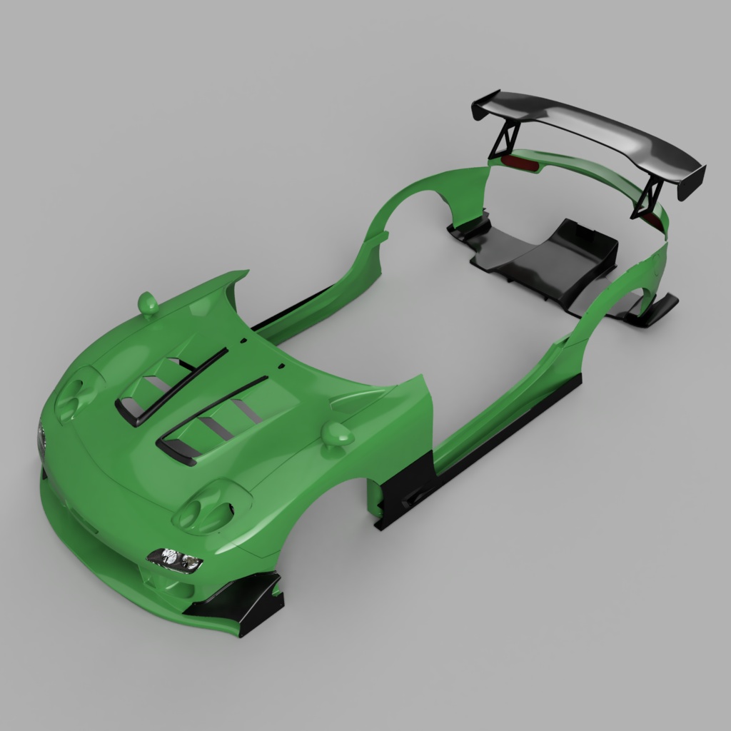 1/24 FD3S エアロパーツセット Ver.2 for A