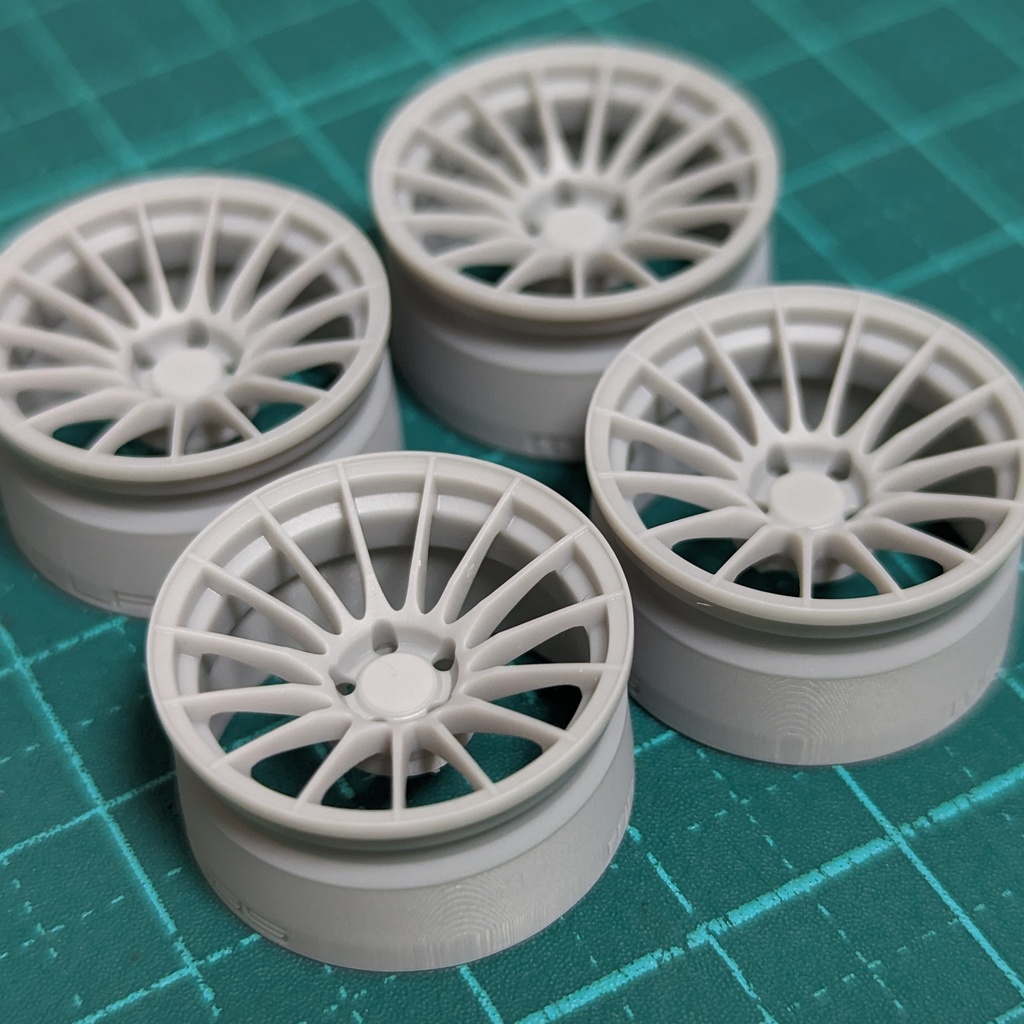 1/24 自作ホイール 18インチ EK-RS05RR18