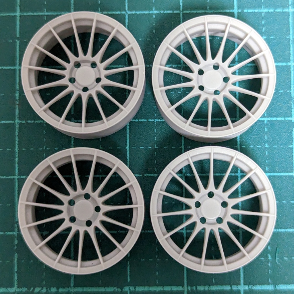 1/24 自作ホイール 18インチ EK-RS05RR18