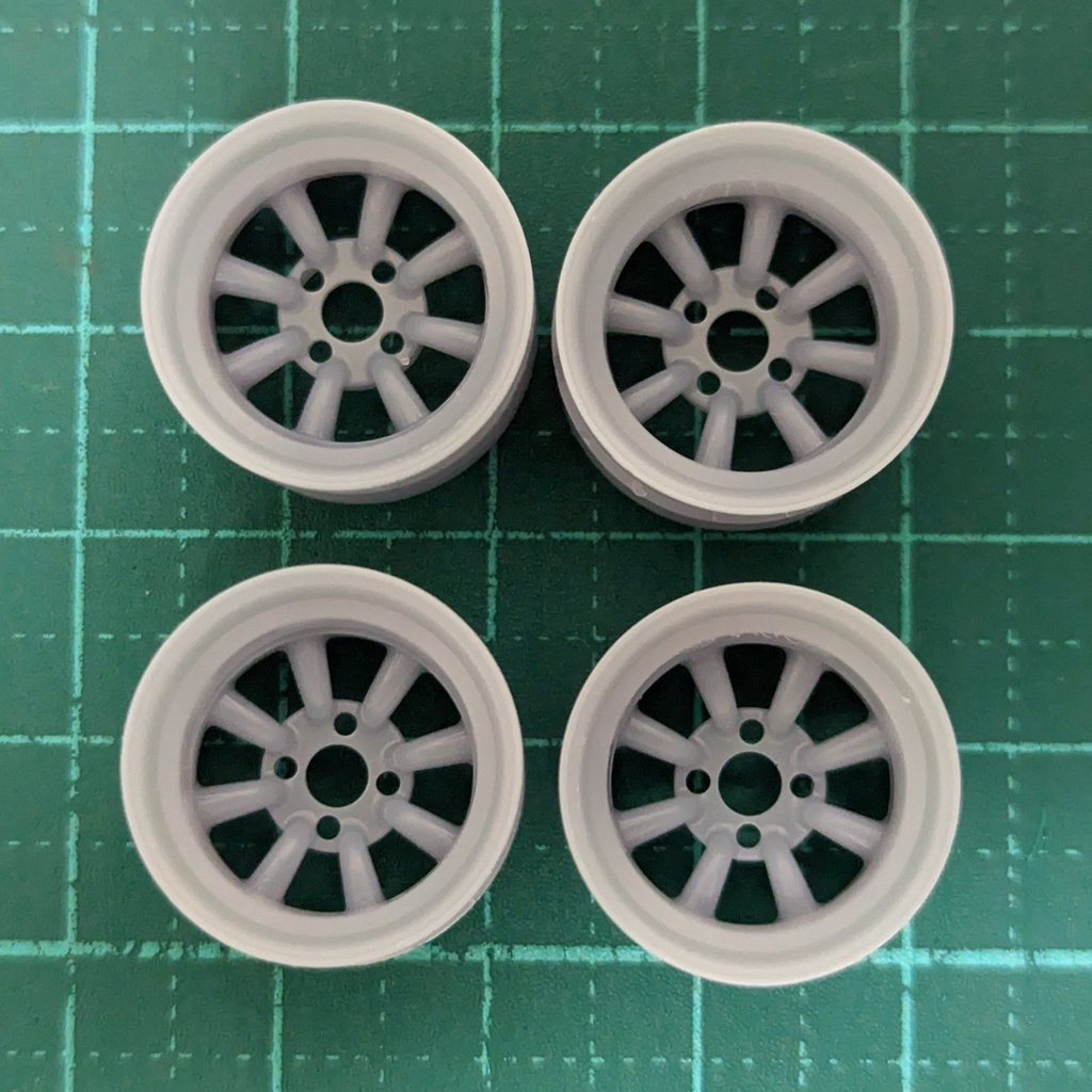 1/24 自作ホイール 15インチ RSW-8S15DS