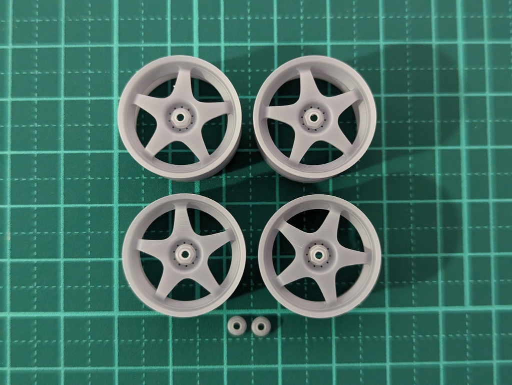 🔥1/24 自作ホイール 18インチ O-F1GTR18