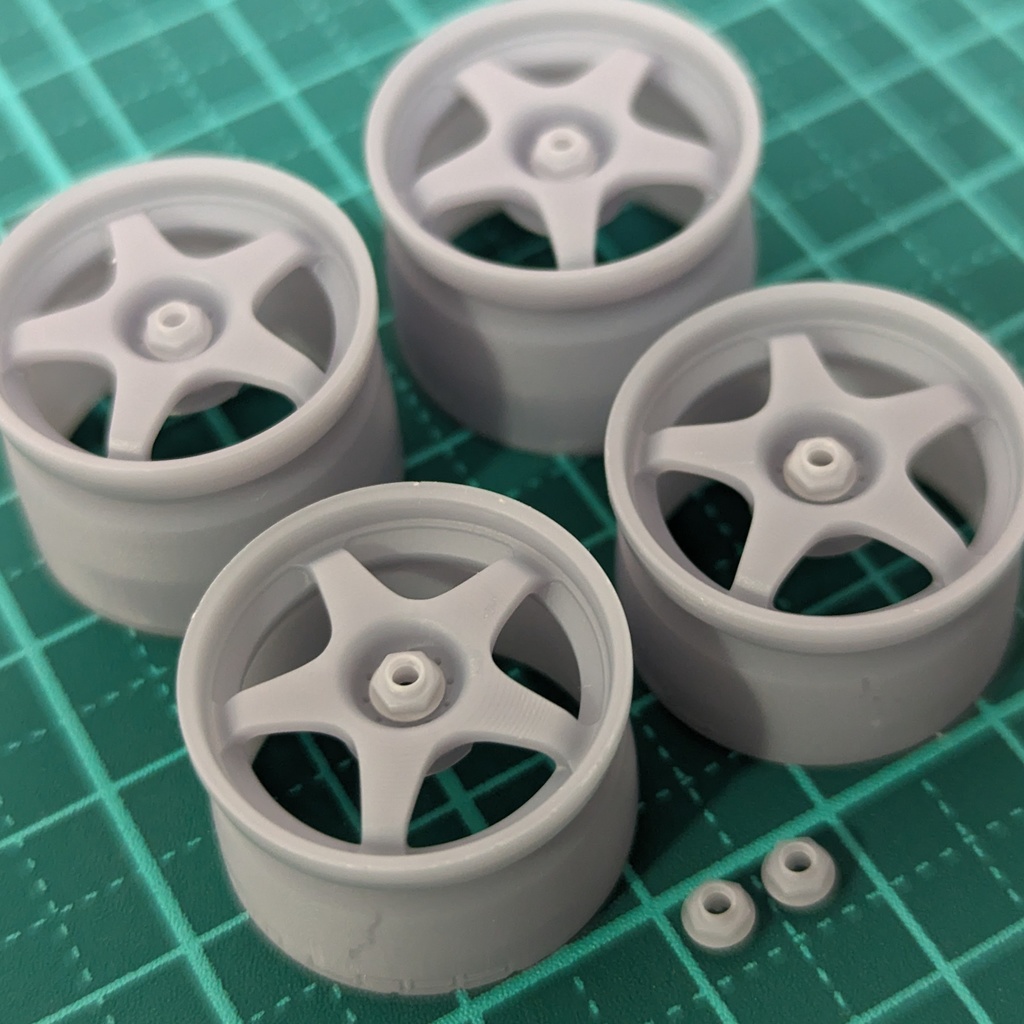 🔥1/24 自作ホイール 18インチ O-F1GTR18