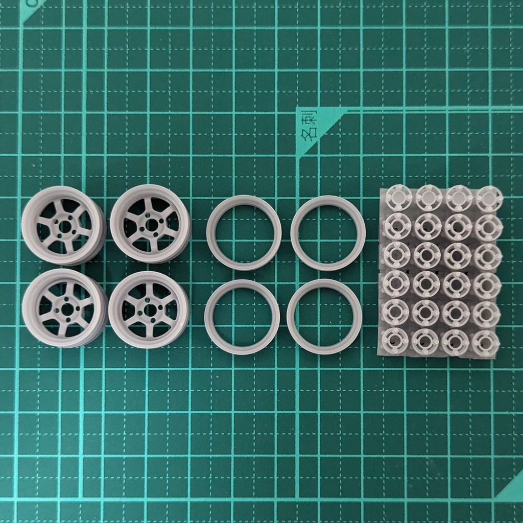 1/24 自作ホイール 15インチ R-37V15