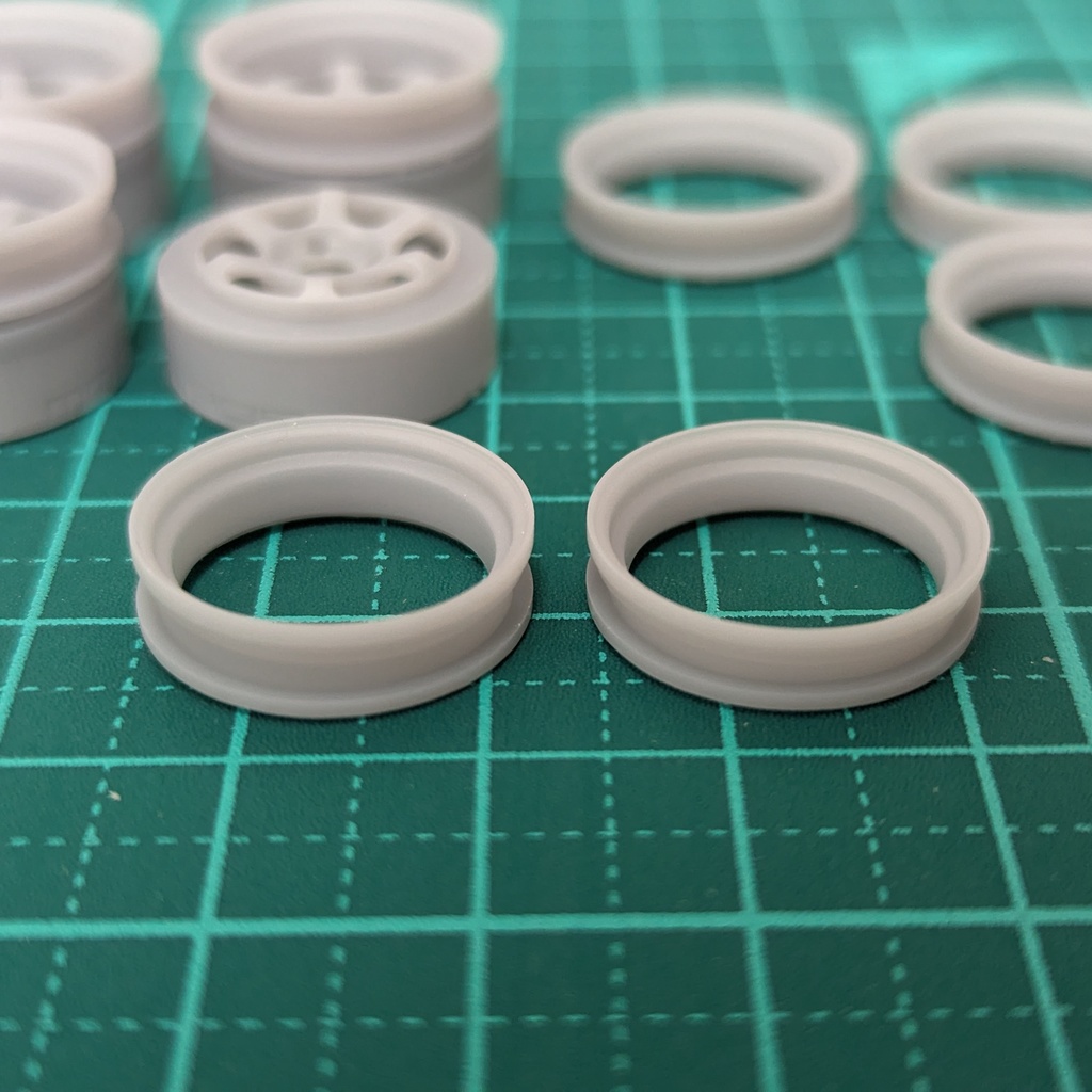 1/24 自作ホイール 15インチ R-37V15