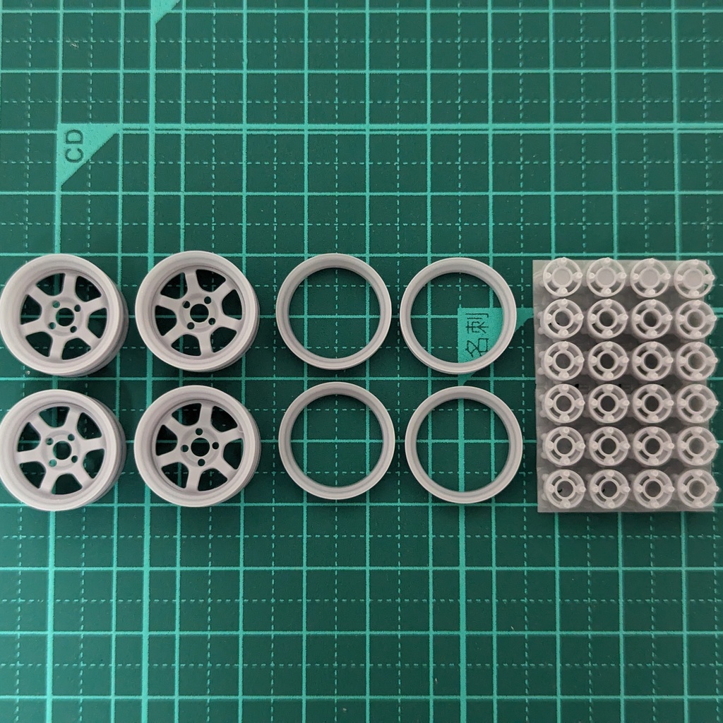 1/24 自作ホイール 16インチ R-37V16