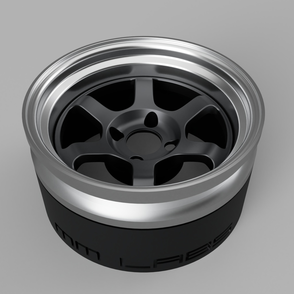1/24 自作ホイール 16インチ R-37V16