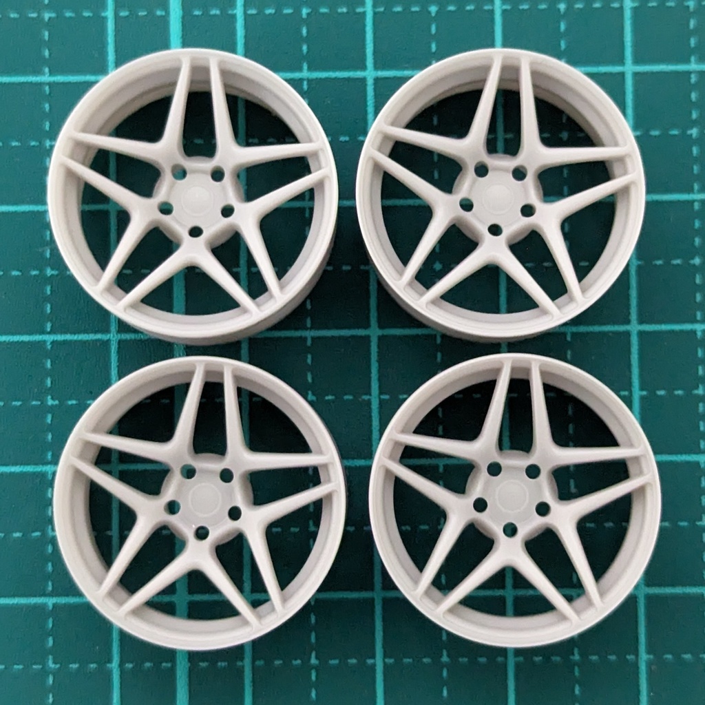 1/24 自作ホイール 18インチ KS-AST18