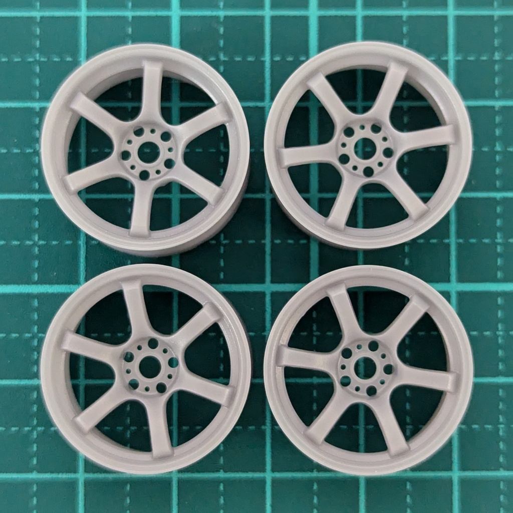 1/24 自作ホイール 18インチ R-57DR18